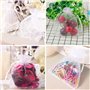 100 pièces 10 x 15cm Sacs Organza, sachets blanc pochette cadeau en organza Avec Rubans Pour Bijoux Cadeaux Bonbons faveur de Ma