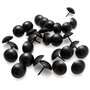 BLLNDX Lot de 30 clous décoratifs noirs de 2