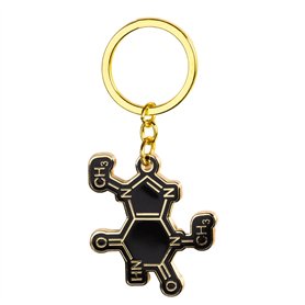 Porte-clés Molécule de Chocolat | Porte-clés Chocolat | Cadeau Amusant Chocolat pour femmes et hommes