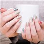 140 Pièces 10 Feuilles Bande de Vernis à Ongles de Couverture Complète