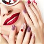 Zasjon Autocollants à Ongles Auto-Adhésifs, 140 Pièces 10 Feuilles Bande de Vernis à Ongles de Couverture Complète, Nail Art pou