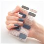 Zasjon Autocollants à Ongles Auto-Adhésifs, 140 Pièces 10 Feuilles Bande de Vernis à Ongles de Couverture Complète, Nail Art pou