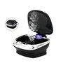 Kytpyi Cendrier de voiture portable, mini cendrier de voiture ignifuge imperméable détachable et facile à nettoyer avec couvercl