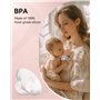 Embout de bride 19/21/24 mm, compatible avec KISSBOBO GLE10, accessoire de rechange d'origine pour tire-lait