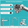 2 Modes Embout Robinet Mousseur