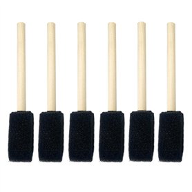GLADFRESIT Lot de 6 pinceaux en mousse de 2