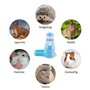 Tabanzhe Bouteille d'eau pour hamster avec support, distributeur automatique d'eau de 80 ml avec récipient alimentaire, anti-gou