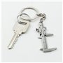 Porte-clés,4 pièces Mini Pied À Coulisse Tendance,Porte-clés outil cadeau,porte-clés réglable outils,Porte-Clés Pour Hommes femm