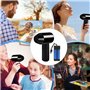 HASAIKA® Sèche-cheveux Sans Fil, Sèche-cheveux Rechargeable, chargement USB portable, Conçu pour les étudiants en art afin de sé