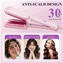 32 mm Gros Bigoudis Cheveux avec 4 Températures réglables pour tous le