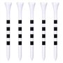 Zivisk Tee Golf Bois 83mm Lot de 100 Tees Golf en Bambou - Blanc