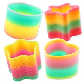 BOBOZHONG Spirale Arc-en-Ciel Ressort