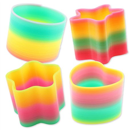 BOBOZHONG Spirale Arc-en-Ciel Ressort