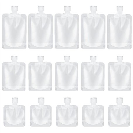 15 Pièces Bouteilles de Voyage pour Remplir des Bouteilles Ensemble de Voyage Portable