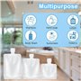 15 Pièces Bouteilles de Voyage pour Remplir des Bouteilles Ensemble de Voyage Portable, Flacon Voyage Réutilisable et Étanche Co