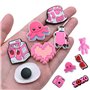 JOOTUEPO Charmes de Chaussure, 35 Pièces Pins Croc Charmes de Chaussure, Breloque de Chaussures Accessoires de Bricolage Charm P