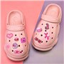 JOOTUEPO Charmes de Chaussure, 35 Pièces Pins Croc Charmes de Chaussure, Breloque de Chaussures Accessoires de Bricolage Charm P