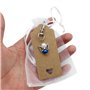 NewZC Lot de 20 Pendentifs de Baptême Cadeau De Souvenir aux Invités Faveur De Mariage Porte-clés Ange de Perle/Sachets en Organ