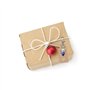 NewZC Lot de 20 Pendentifs de Baptême Cadeau De Souvenir aux Invités Faveur De Mariage Porte-clés Ange de Perle/Sachets en Organ