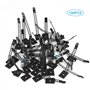 Coolty 100 Pièces Clips de Câbles Adhésives, Ceinture réglable de Cables, Rangement de Câble Adhésives Pinces de Câbles Autocoll