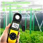 Photomètre numérique 0~400,000 Lux Photomètre d'éclairage GR-881D Luxmètre portatif avec Mesure de la luminosité de l'intensité 