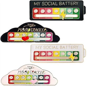 Social Battery Pin