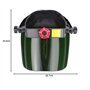 Iwinna Casque de Soudage, Écran Facial de Sécurité Masques de Soudage Montés sur la tête Casque de Protection Contre Les Rayons 