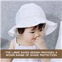 ZGDEIWGF 1 chapeau de soleil pour tout-petits, 1 paire de lunettes de soleil, chapeau de soleil avec nœud pour filles, chapeau d