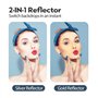 Fotopro Réflecteur de photographie 2 en 1 pliable avec sac et réflecteur de lumière pour studio photo et prise de vue en plein a