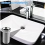 Lot de 2 vis creuses pour évier de cuisine - 25 mm - Vis creuse en acier inoxydable - Pour évier, lavabo, panier à tamis de cuis