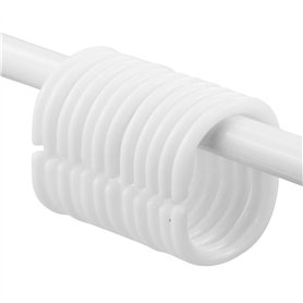 Lot de 12 anneaux blancs - 4