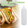 Réutilisable Bouteille à Sauce avec 1 Brosse de Netto