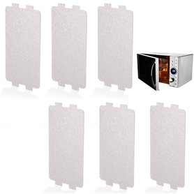 Lot de 6 plaques de guide d'ondes universelles en mica résistantes à la chaleur pour cuisine