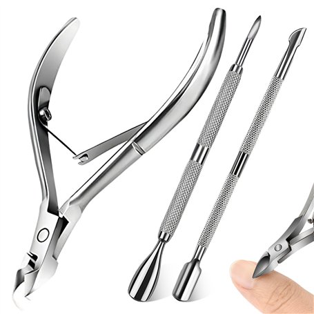 3Pcs Trousse d'entretien des Cuticules