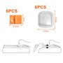 Lot de 6 têtes de coupe de rechange à deux voies - Lames de rechange pour coupe-papier - Petit mini coupe-papier pratique pour é