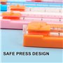 Lot de 6 têtes de coupe de rechange à deux voies - Lames de rechange pour coupe-papier - Petit mini coupe-papier pratique pour é