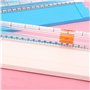 Lot de 6 têtes de coupe de rechange à deux voies - Lames de rechange pour coupe-papier - Petit mini coupe-papier pratique pour é