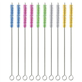 10pcs Brosse de Nettoyage de Paille colorée