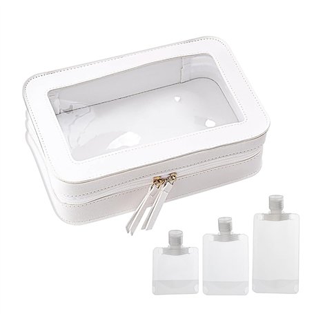 1pc Trousse de Toilette de Voyage Transparente