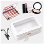 1pc Trousse de Toilette de Voyage Transparente, Organiseur de cosmétiques, avec 3 Sacs de séparation, Sac à cosmétiques à Fermet
