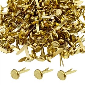 ATBUSS Lot de 220 punaises à tête ronde dorées - Pour scrapbooking