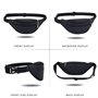 1 sac banane texture avec 1 mini portefeuille, sac à bandoulière en cuir PU, sac banane de sport de plein air, sac unisexe étanc