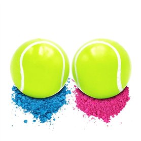 Pandiui23 Ballon de Tennis révélateur de Genre Fille ou garçon