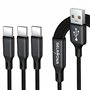 GELRHONR Câble USB multi-usage