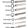Hippotech Lot de 14 outils de réglage de carburateur avec vis Vis à tête hexagonale pour petit moteur à 2 temps pour Poulan Remp