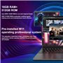 Ordinateur Portable 15.6 Pouces Laptop PC Portable 16Go RAM 512Go SSD Alder Lake-N95(jusqu'à 3.4 GHz) Laptop Computer Touch ID U