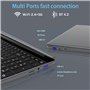 Ordinateur Portable 15.6 Pouces Laptop PC Portable 16Go RAM 512Go SSD Alder Lake-N95(jusqu'à 3.4 GHz) Laptop Computer Touch ID U