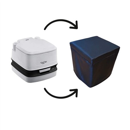 ATOTOP Noir 15 l Housse de Protection Similicuir Thetford Porta Potti 165 et 365