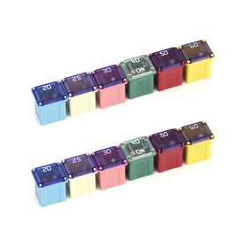 QWORK® 12 Pièces Mini Fusibles Pour Auto