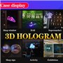 Missyou Hologramme 3D Ventilateur 42CM Projecteur Holographique WiFi App Contrôle LED Haute Définition Bluetooth Télécommande Af